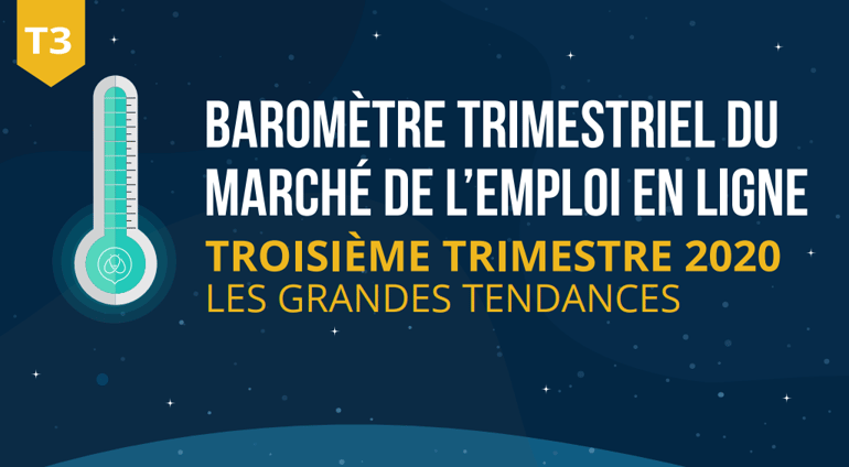 Baromètre du marché de l'emploi en ligne 3e trimestre 2020